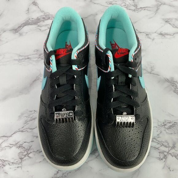 Nike Dunk Low Barber Shop SE GS 4.5Y 6W DN3351-001 - Picture 3 of 9